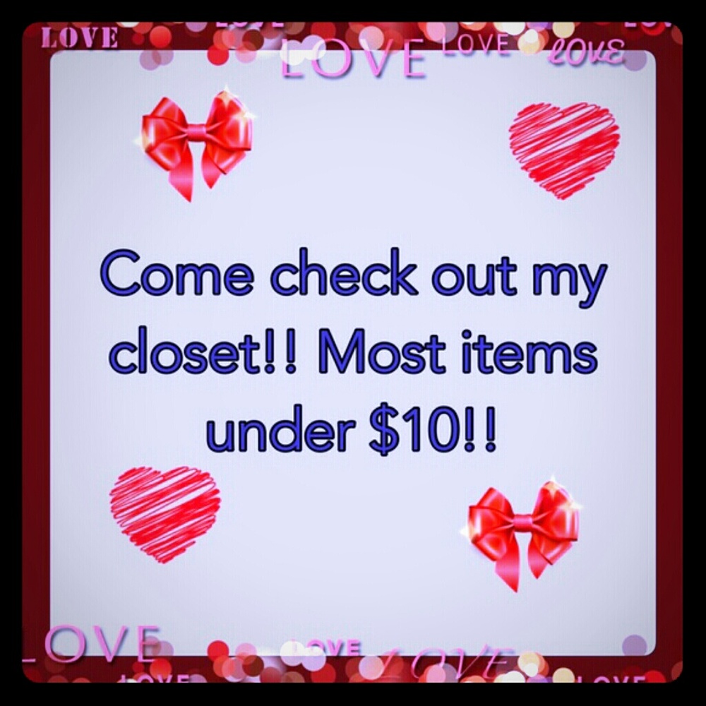 Most items under $10!